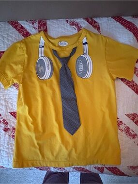 Yellow Frenchie Tshirt 4T